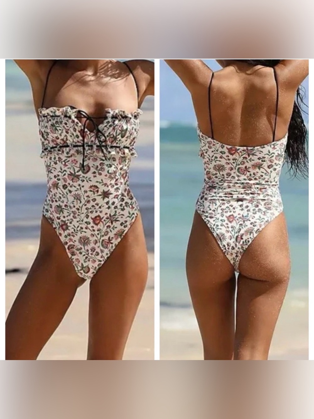 FREE PEOPLE x Baben
Antoinette Floral Printed One-Piece Swimsuit NWT Size XS